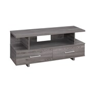 MONARCH SPECIALTIES Tv Stand, 48 Inch, Console, Storage Cabinet, Living Room, Bedroom, Laminate, Grey I 2608